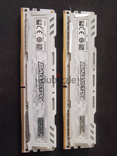 Crucial Ballistix Sport 8GBx2 DDR4