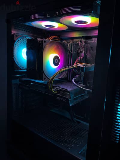 Gaming PC RX 6650 XT + i5-12400F | حالة ممتازة مع العلب