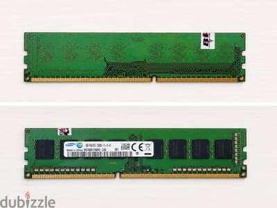 رام Samsung 4GB DDR3 1600MHz للكمبيوتر المكتبي - بحالة ممتازة رام Samsung 4GB DDR3 1600MHz للكمبيوتر المكتبي - بحالة ممتازة