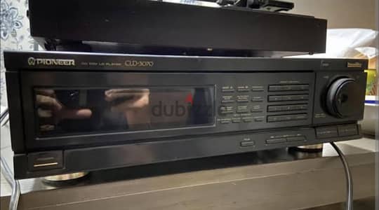 Pioneer CLD-3070 CD CDV LD Laser Disc Playe يحتاج صيانة لا يعمل