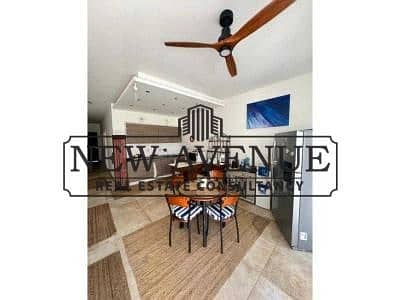 Under market price fully finished Junior ground chalet with Prime location Direct on pool for sale in Hacienda Bay North Coast developed by Palm Hills