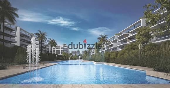 Fully Finished with ac’s and kitchen cabinets ready to move 144 sqm apartment 2bedrooms in lake view Residence 1 prime location and under market price