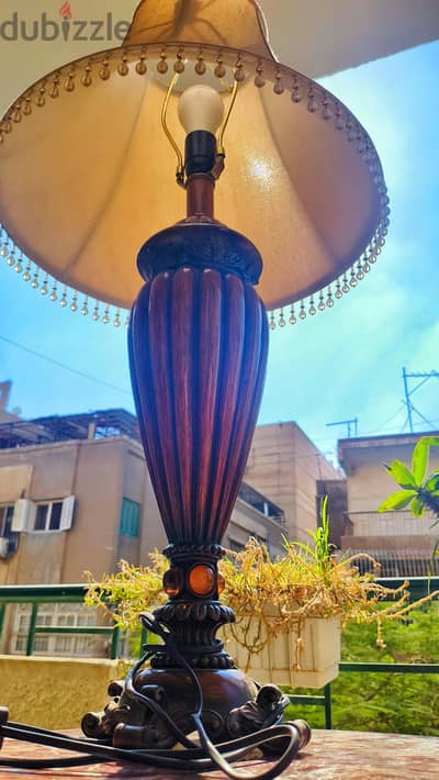  (2 قطعة) أباجورة ترابيزة كلاسيك أنتيك 