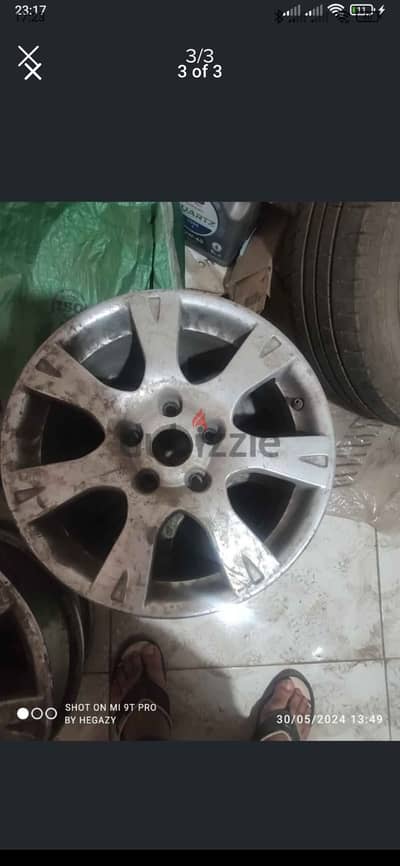 طقم جنط سكودا A5 مقاس 16