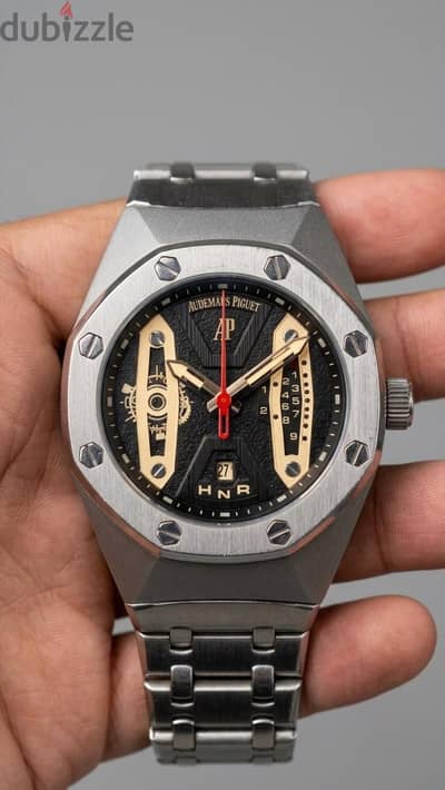 ساعة HNR رجالي بتصميم Royal Oak - غير أصلية