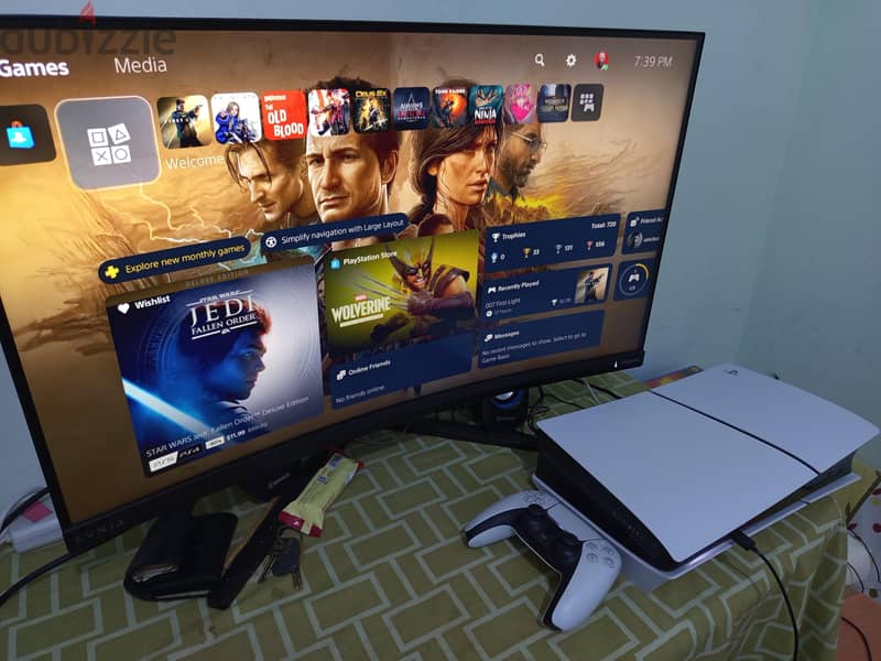 PS5 Slim + 40 Games 2