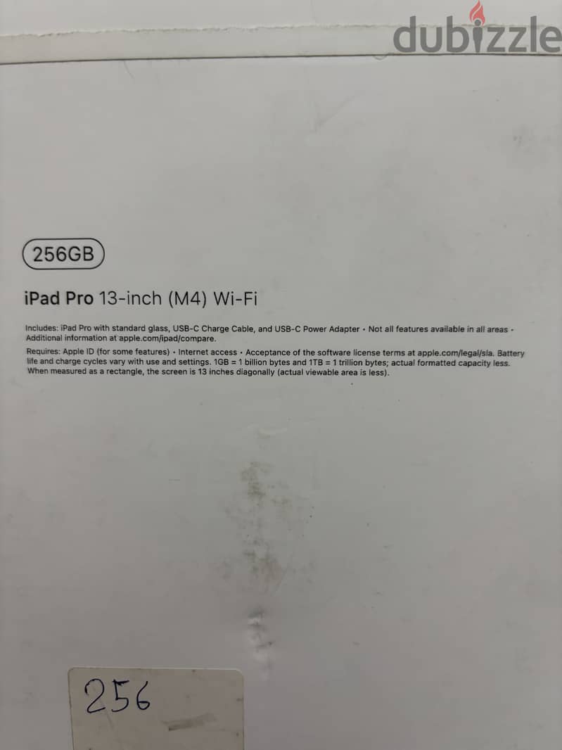 iPad Pro 13in M4 - 256 gb - Wifi 3