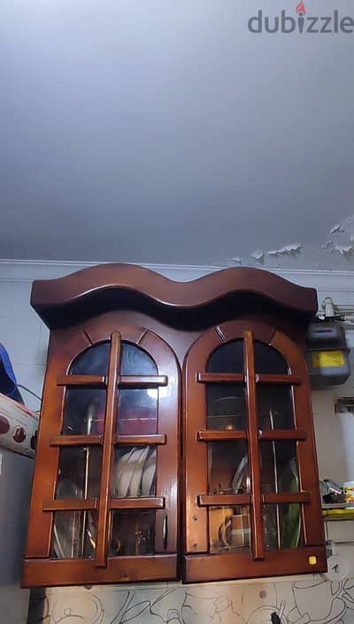 مطبخ خشب طبيعى
