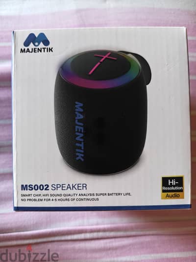 Majentic MS002 speaker (extra bass, high resolution, colorful lights)