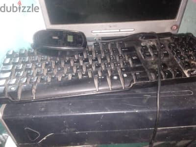 وشاشهhpومويز hp كيبورد ديل + في زريرين نقصين من كيبورد
