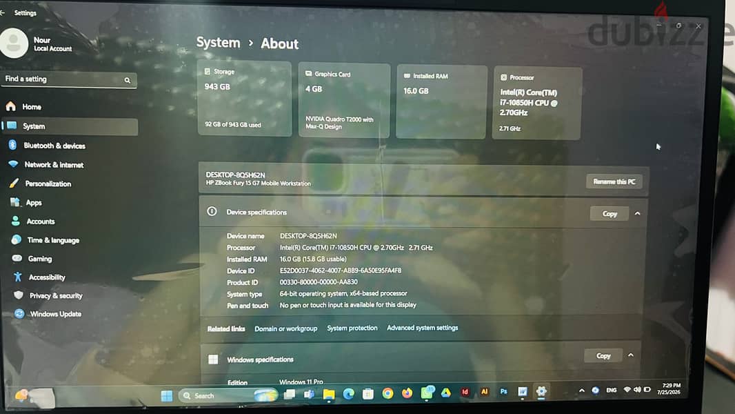 Hp ZBook 11