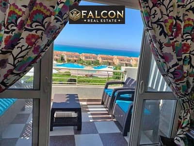 Chalet for sale sea view high-end finished in Telal North Coast North Coast