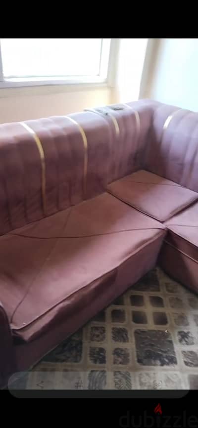 ركنة ٥ متر خشب زان  مستعملة للبيع