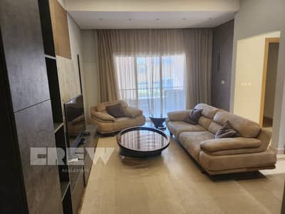 استوديو 94م للايجار مفروش بالكامل تشطيب الترا سوبر لوكس في ميفيدا بوليفارد open view متاح للايجار لمده طويله