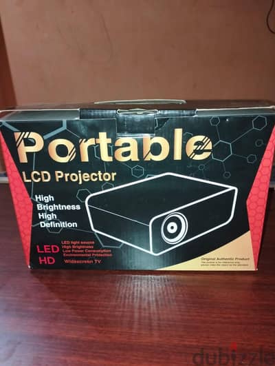 بروجيكتور منزلي محمول High Definition LCD Projector - جديد/بحالة