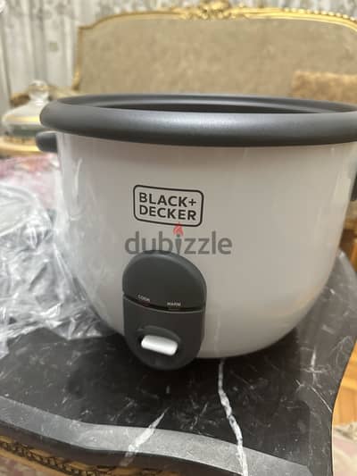 حلة طهي رز  و خضار ماركة black and decker
