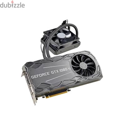 كارت gtx1080ti نسخة تبريد مائي بحالة ممتازة درجة حرارة ٥٧
