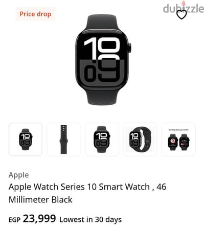 Apple Watch Series 10 46mm - Black