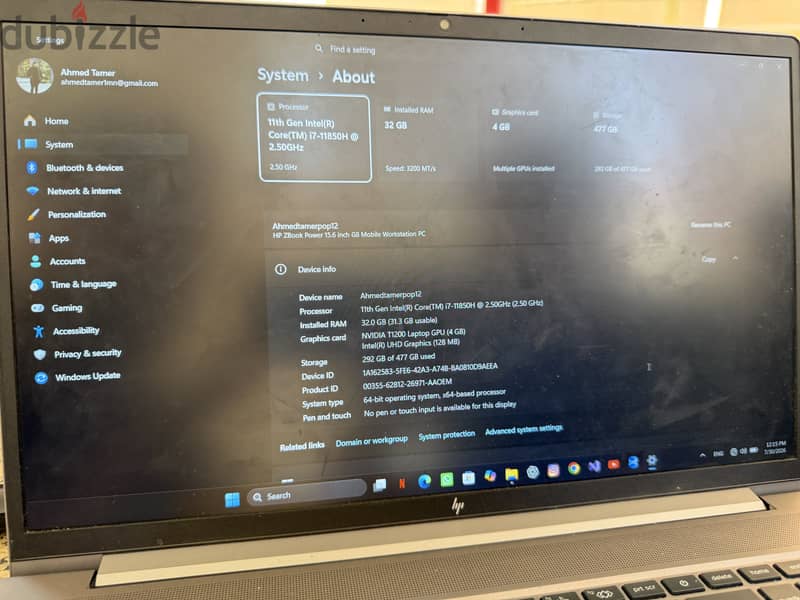 Z book G8 2