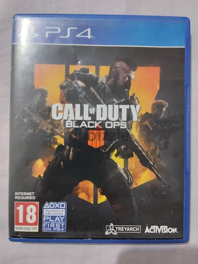 للبيع اسطوانة لعبه Call of Duty Black Ops 4 حاله كويسه جدا