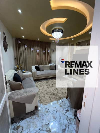 Apartment for sale in my city B6 area 123m with a garden of 50m, super super lux finishing, facing the villas, New Cairo Apartment for sale in my city B6 area 123m with a garden of 50m, super super lux finishing, facing the villas, New Cairo