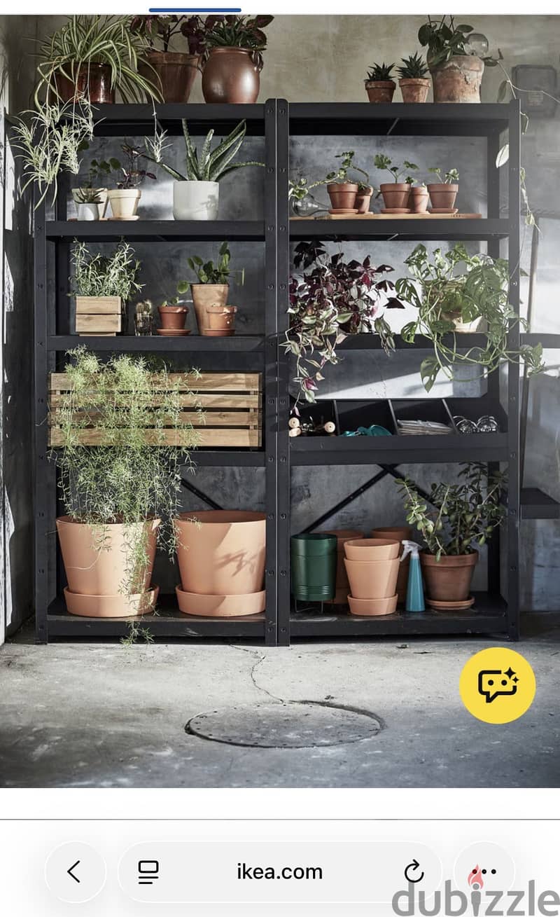 IKEA black shelve units 2