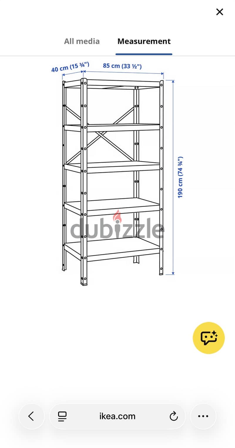 IKEA black shelve units 3