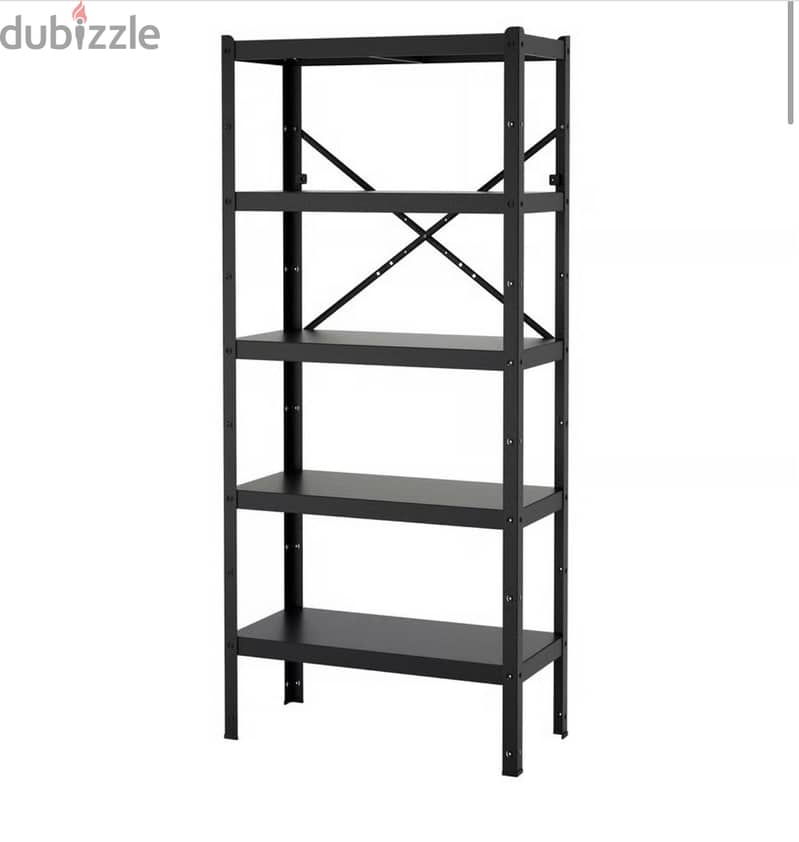 IKEA black shelve units 4