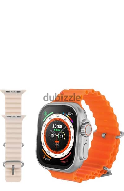 ⌚ ساعة سمارت ألترا 8 بتصميم شيك وجودة ممتازة.