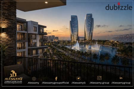 Apartment for sale in my city in the latest phases of the city B14 with facilitation for 10 years overlooking The spine