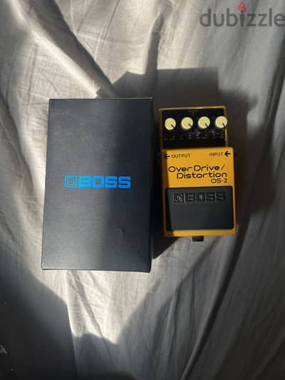 Boss OS2 pedal effect for electric guitar