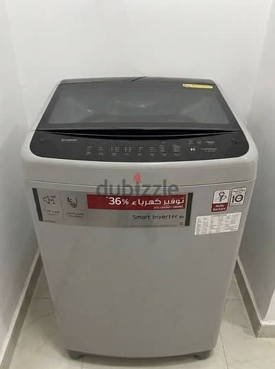 ‏غسالة LG 13.2kg  ‏بحالة جيدة