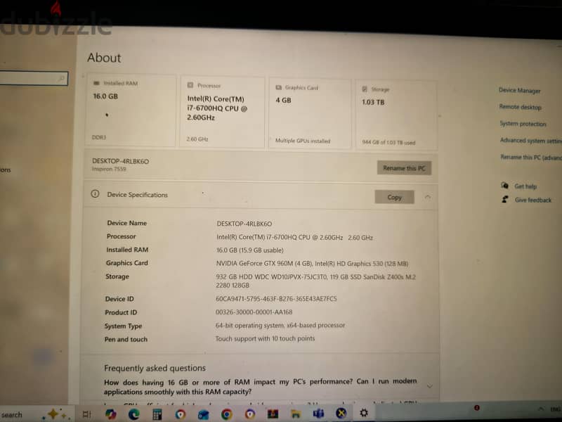 Dell Inspiron 7559 2