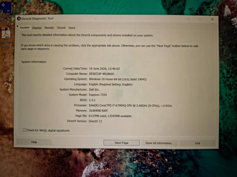 Dell Inspiron 7559 3