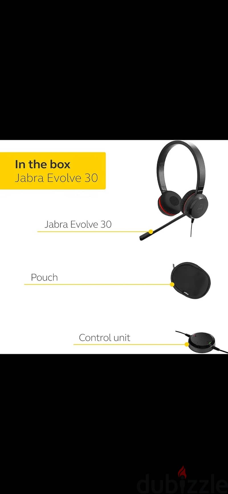 Jabra Evolve 30 II Wired Headset 1