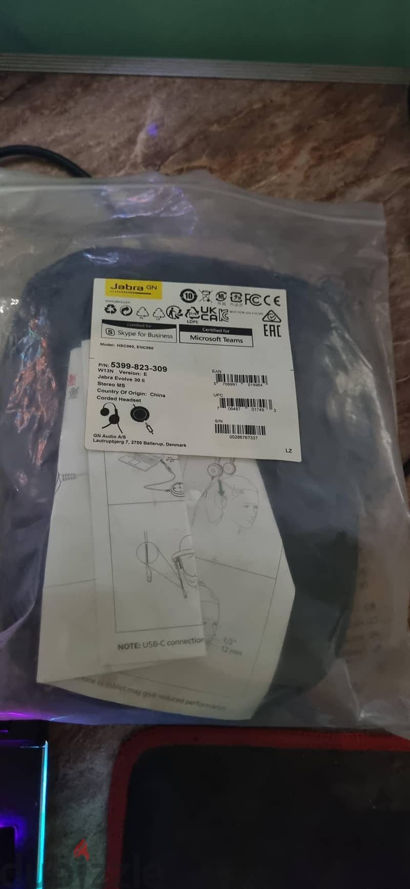 Jabra Evolve 30 II Wired Headset 4