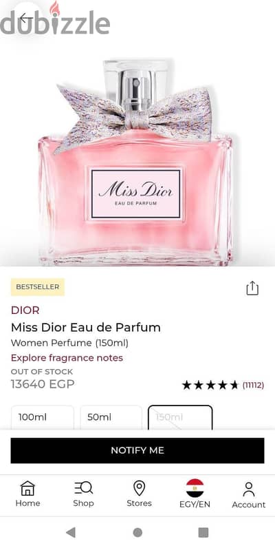 Perfume Miss Dior