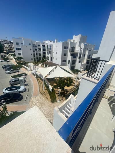 A one-bedroom chalet in Marassi in the Greek area next to the North and next to the Aqua Park