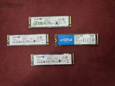 NVME 4.0 1tb & 3.0 512
