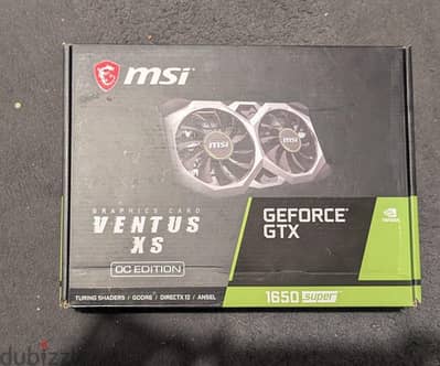 MSI GeForce GTX 1650 SUPER OC EDITION