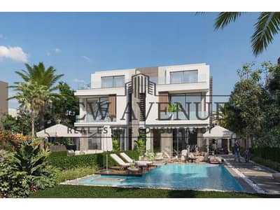 Luxury Twin House For Sale Open View in Patio Jade New Cairo By La Vista Developments Long Term Payment Plan