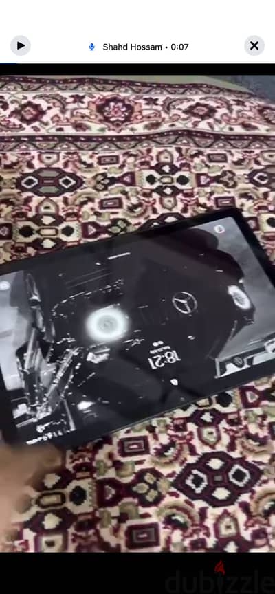 تابلت سامسونج A7 مساحه ٣٢ جيجا ، مفهوش عيوب معاه العلبه منغير الشاحن