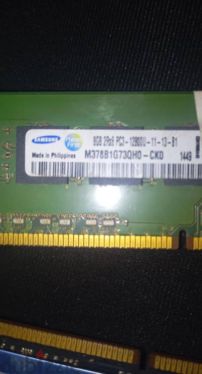 ٨ جيجا رام Samsung 8GB DDR3 - 1600
