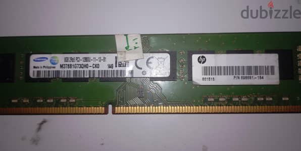 ٨ جيجا رام Samsung 8GB DDR3 - 1600