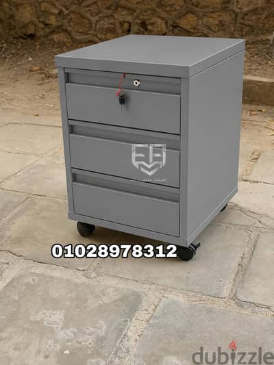وحدة ادراج صاج 3 درج بعجل