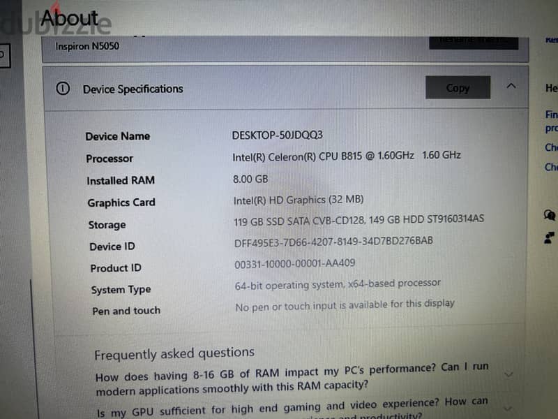 Dell Inspiron 1