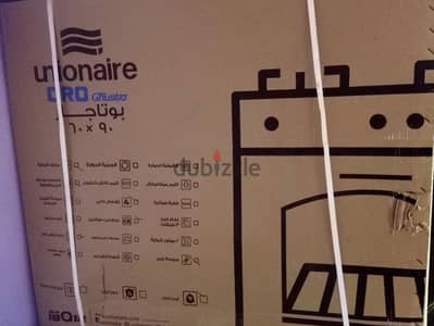 بوتاجاز Unionaire CRO Ghiusto Cooker 60*90 أسود 5 شعلة جديد بالكرتونة