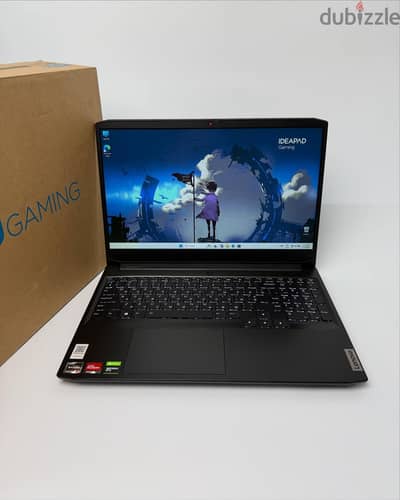 Lenovo gaming 3 GTX 1650 " Ryzen 5 - 5600H " like new زي الجديد