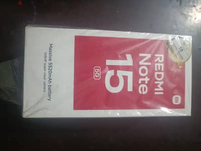 Xiaomi Redmi Note 15 5G جديد بالكرتونة