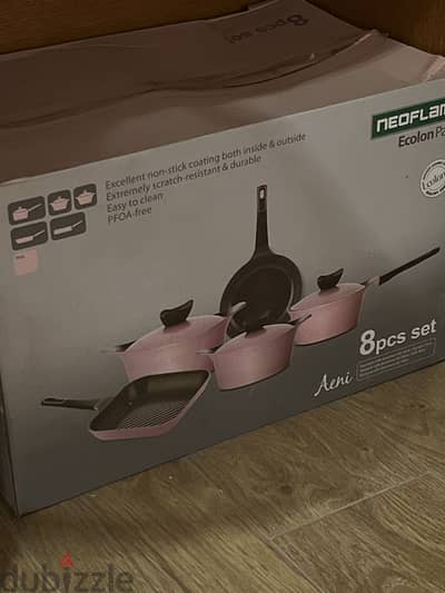 Neoflam ecolon pan 8 pcs set original